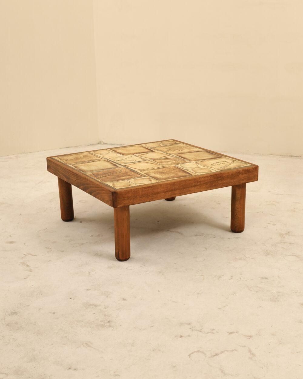 Table carrée en céramique, France, 1970&rsquo;s