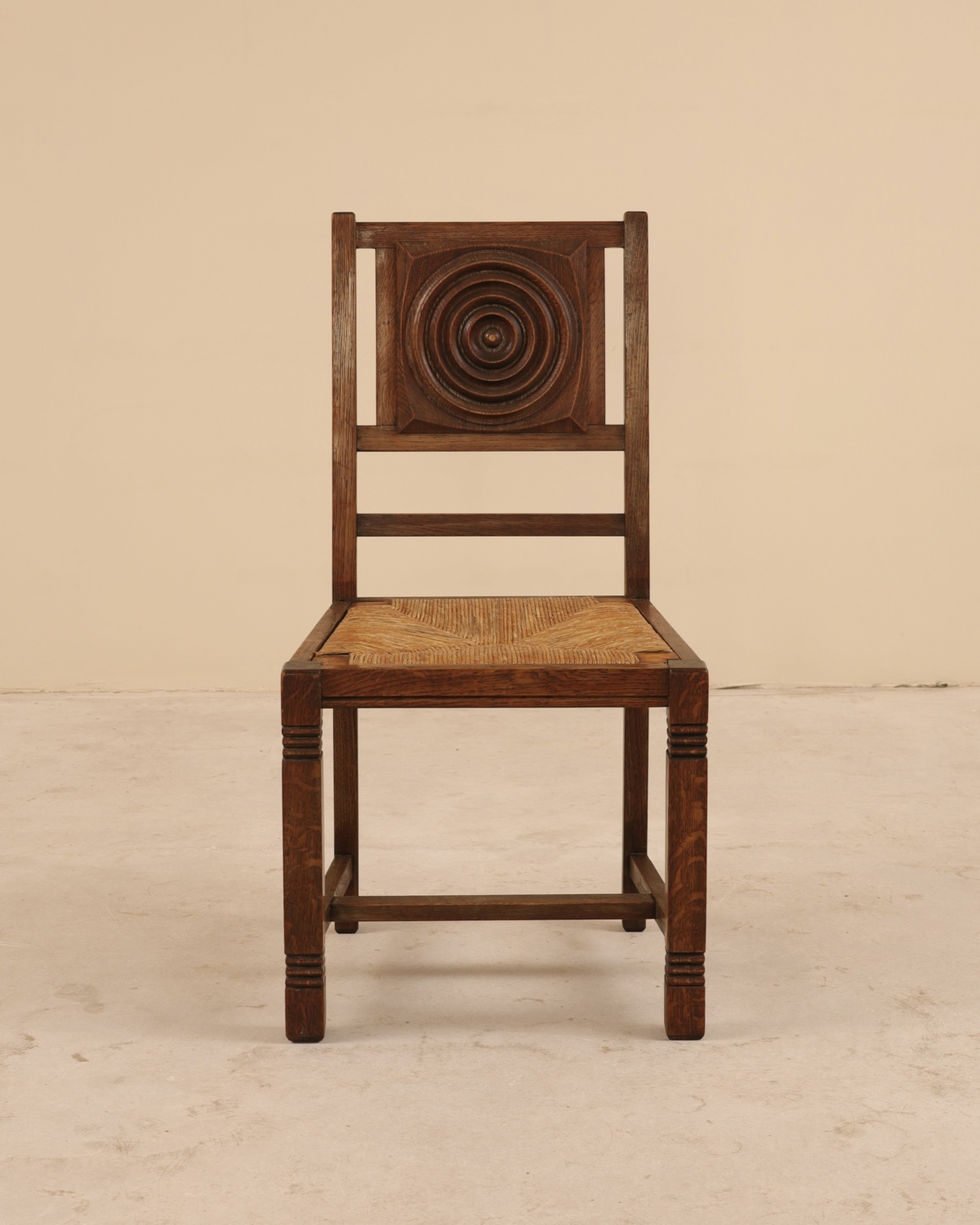 Chaises en chêne, France, 1950&rsquo;s